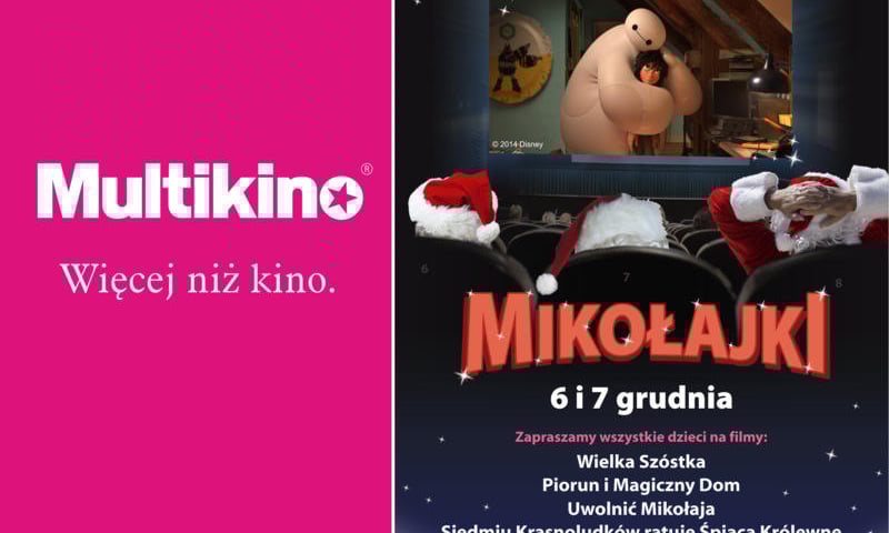Mikołajkowy weekend w Multikinach