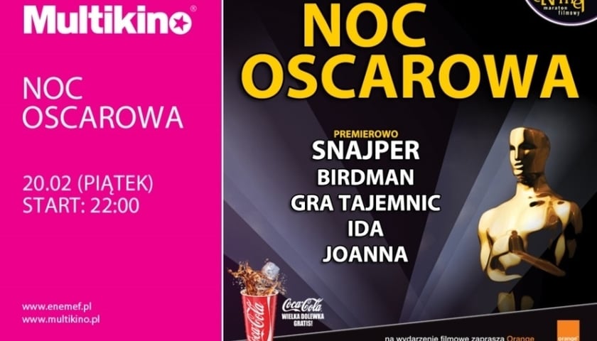 ENEMEF: Noc Oscarowa w Multikinie