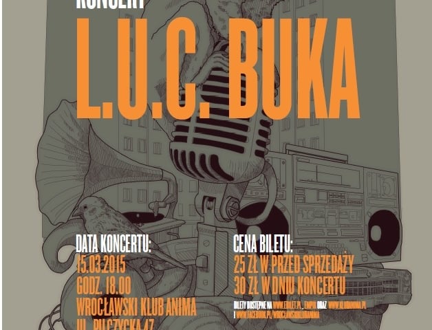 Koncert L.U.C oraz Buki w Animie