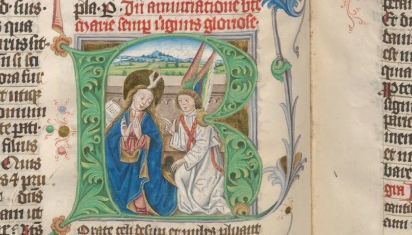 Na zdjęciu fragment rękopisu ze zbiorów Biblioteki Uniwersyteckiej we Wrocławiu