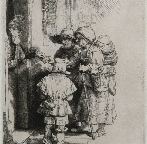 Grafiki Rembrandta w Zamku