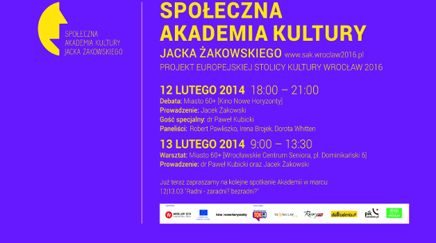 „Miasto 60+” w Społecznej Akademii Kultury