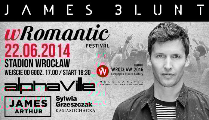 James Arthur zaśpiewa we Wrocławiu