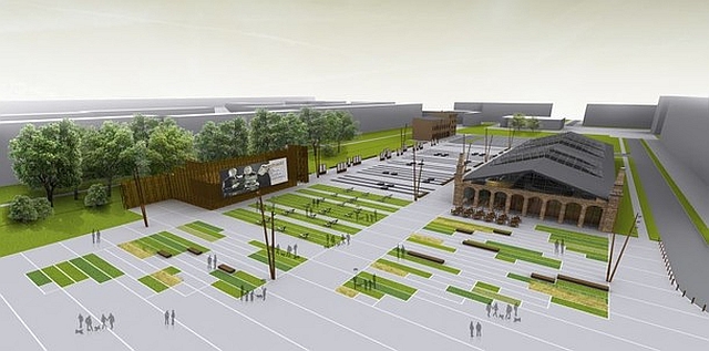 Wizualizacja Centrum Historii Zajezdnia