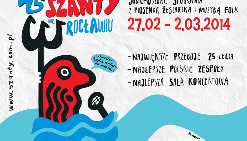 Szanty we Wrocławiu po raz 25.!