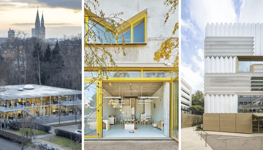 Trzy z czterdziesty wyróżnionych projektów architektonicznych w 18. edycji Mies van der Rohe Award