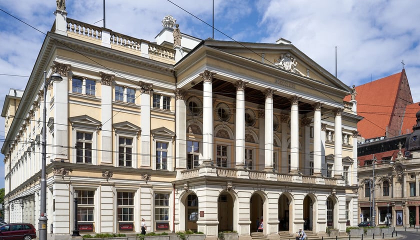 Gmach Opery Wrocławskiej przy ulicy Świdnickiej