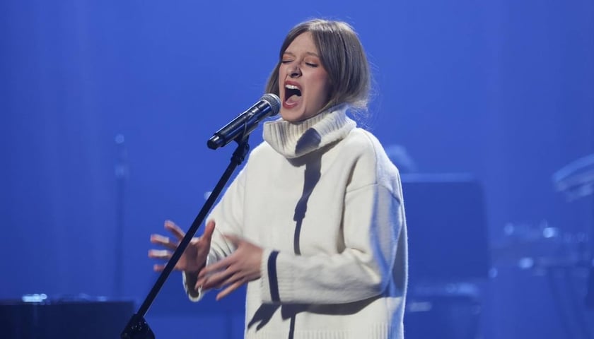 Monika Padewska, zwyciężczyni konkursu aktorskiej interpretacji piosenki na 46. PPA