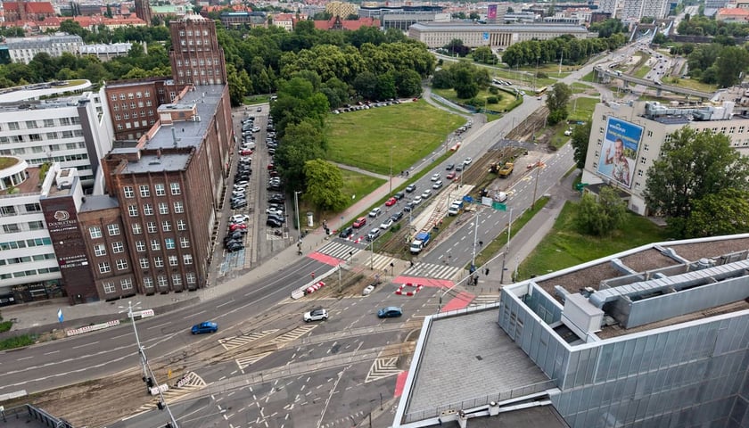 Powiększ obraz: Prace remontowe na skrzyżowaniu Traugutta i Krasińskiego, 13.06.2026