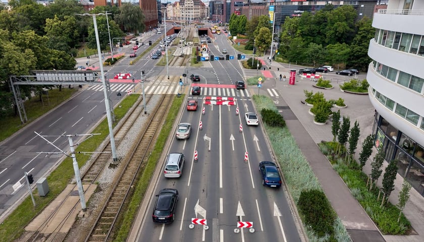 Powiększ obraz: Prace remontowe na skrzyżowaniu Traugutta i Krasińskiego, 13.06.2026