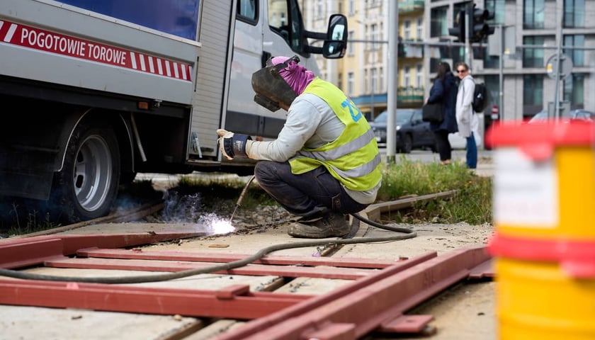Powiększ obraz: Prace remontowe na skrzyżowaniu Traugutta i Krasińskiego, 13.06.2026