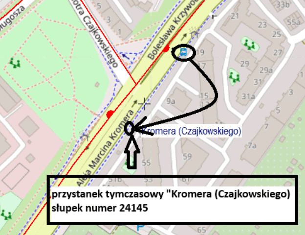 Powiększ obraz: Lokalizacja przystanku