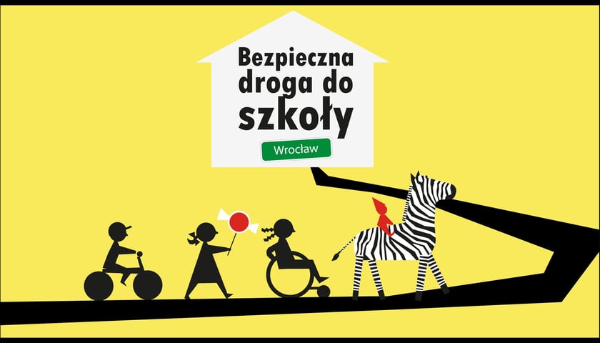 Powiększ obraz: Logotyp akcji ?Bezpieczna droga do szkoły"