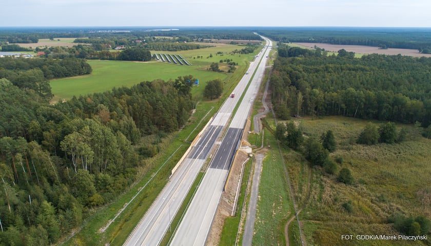 Prace na odcinku autostrady A18 od węzła Żary Zachód do węzła Iłowa dobiegły końca