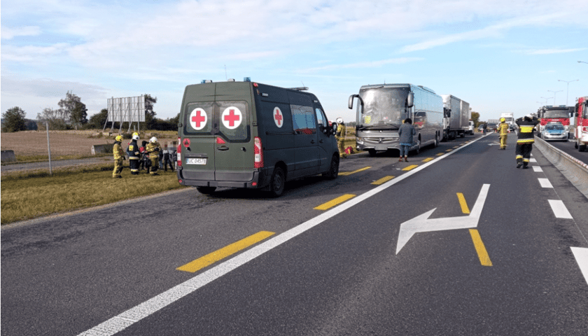 wypadek wrocławskiego autokaru z dziećmi na autostradzie A4