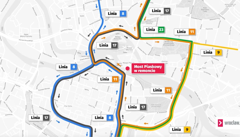 Powiększ obraz: Most Piaskowy - czerwiec 2023