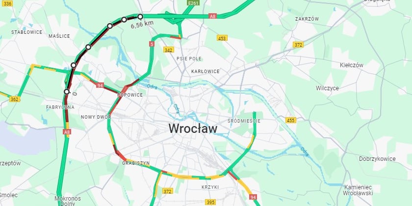 Powiększ obraz: <p>Zator na AOW</p>