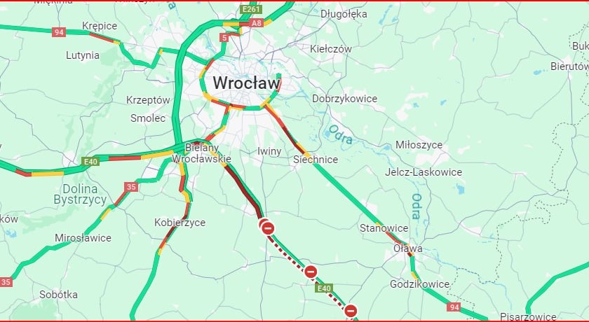 Powiększ obraz: Stan na godz. 15.38