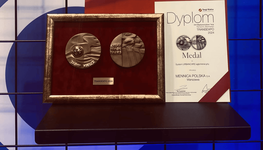 Powiększ obraz: medal międzynarodowych targów TRANSEXPO 2024