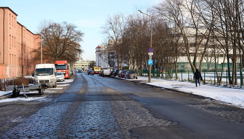 Powiększ obraz: Ulica Poznańska. Zdjęcie z 5 stycznia