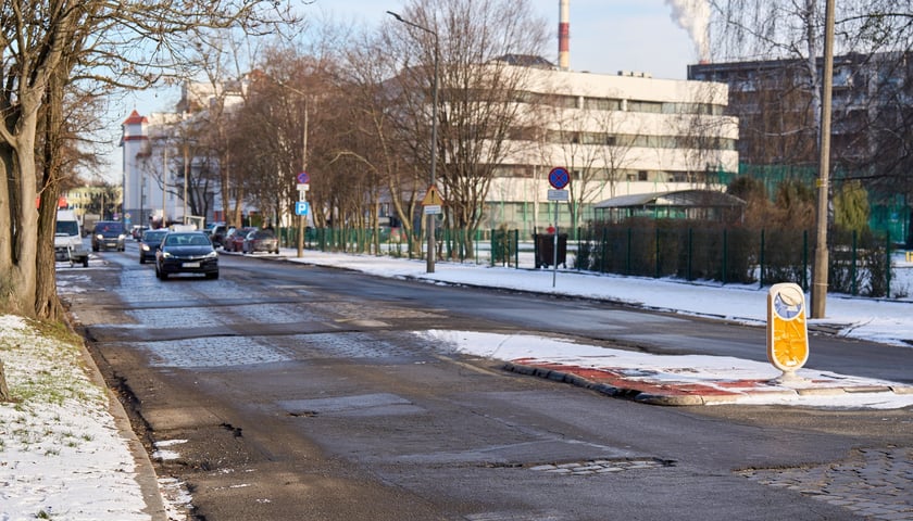 Powiększ obraz: Ulica Poznańska. Zdjęcie z 5 stycznia