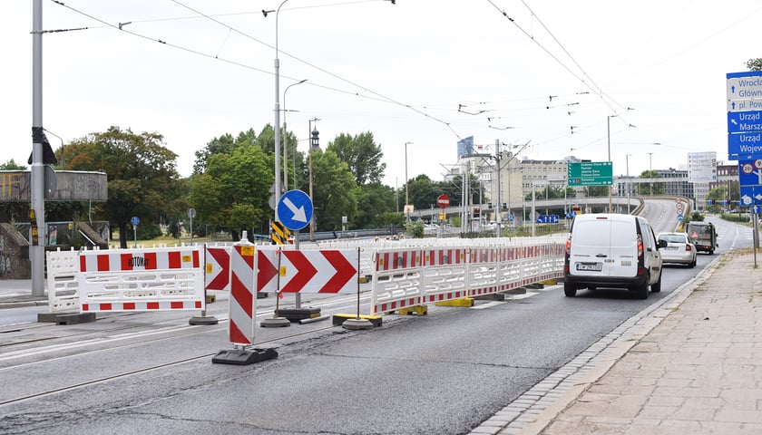 Od soboty 12 lipca, zmiany przy moście Grunwaldzkim