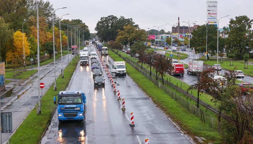 Remont na Krzywoustego. Wrocław, 06.10.2025