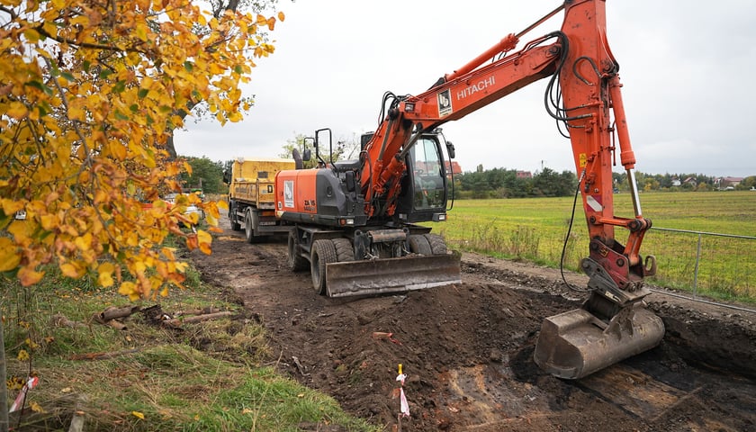 Powiększ obraz: Przebudowa ulicy Trawowej na Muchoborze Wielkim