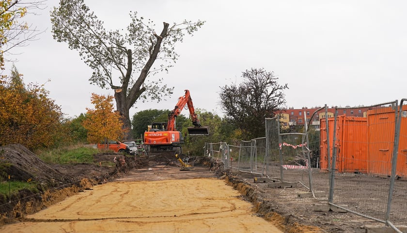 Powiększ obraz: Przebudowa ulicy Trawowej na Muchoborze Wielkim