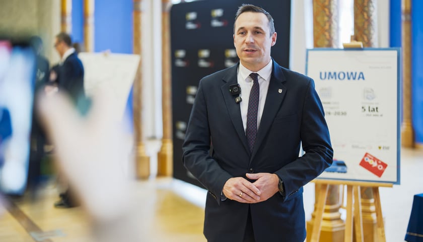 Powiększ obraz: <p>marszałek Wojew&oacute;dztwa Dolnośląskiego Paweł Gancarz</p>