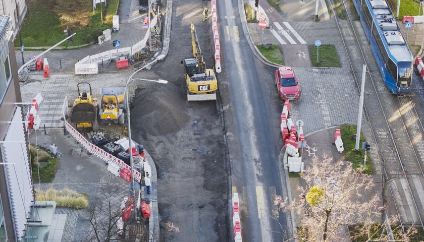 Powiększ obraz: Remont Powstańców Śląskich, grudzień 2025