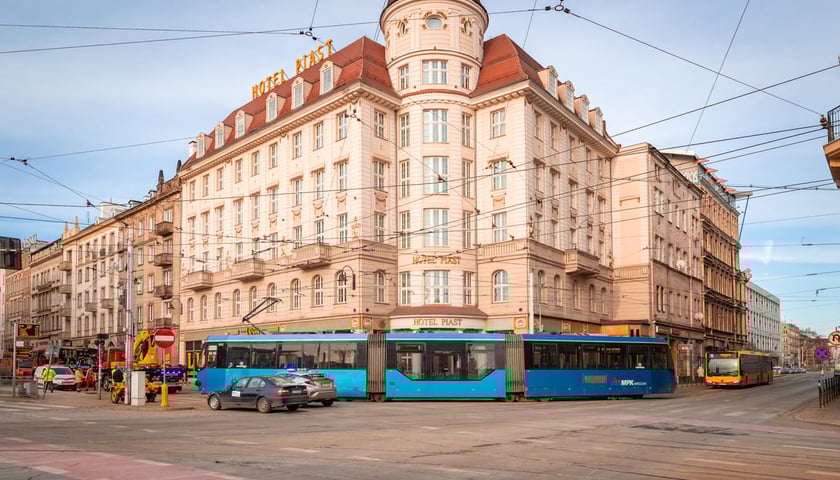 Wykolejenie tramwaju przy ul. Piłsudskiego, 06.01.2026