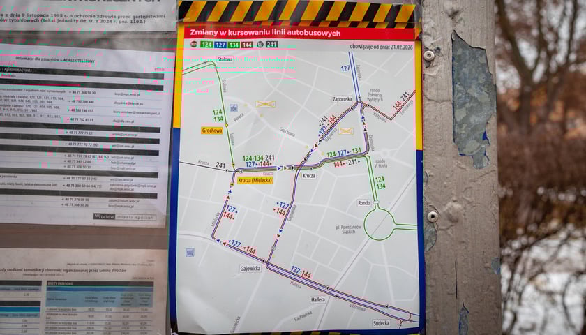 Powiększ obraz: Rozpoczęcie remontu ul. Gajowickiej we Wrocławiu - 21.02.2026 r.