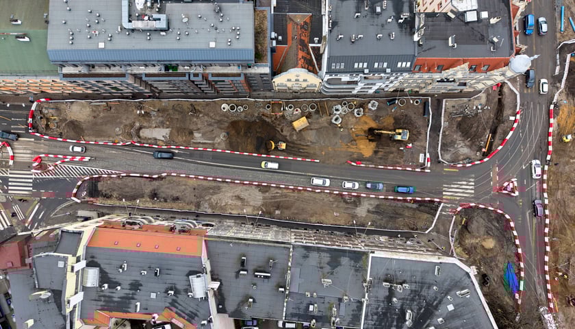 Powiększ obraz: Przebudowa węzła przesiadkowego Drobnera-Dubois - luty 2026 rok