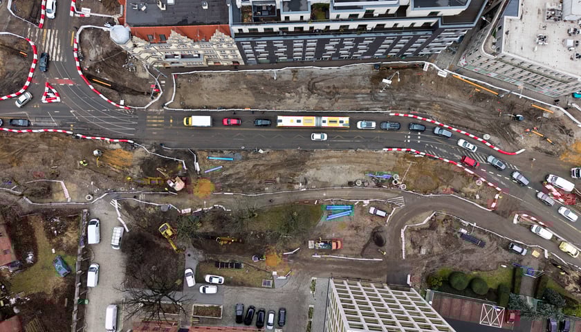 Powiększ obraz: Przebudowa węzła przesiadkowego Drobnera-Dubois - luty 2026 rok