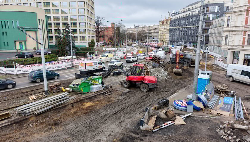 Powiększ obraz: Przebudowa węzła przesiadkowego Drobnera-Dubois - luty 2026 rok