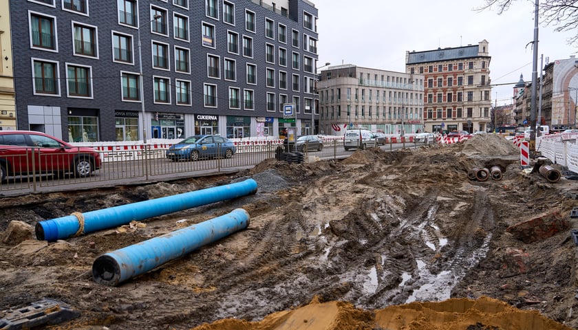 Powiększ obraz: Przebudowa węzła przesiadkowego Drobnera-Dubois - luty 2026 rok