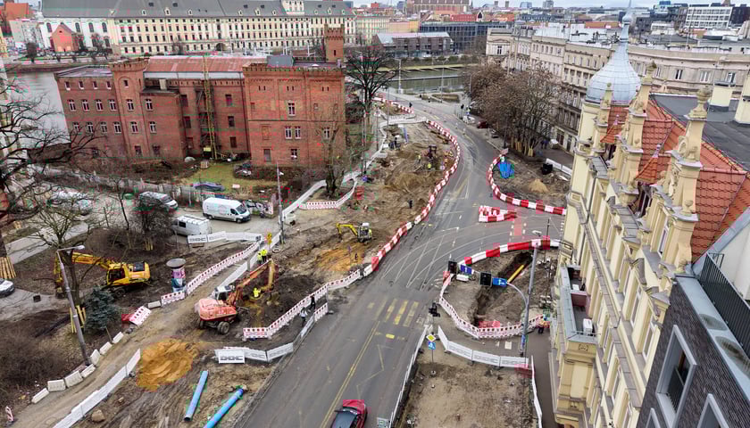 Powiększ obraz: Przebudowa węzła przesiadkowego Drobnera-Dubois - luty 2026 rok