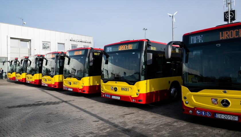 Powiększ obraz: Nowe Mercedesy Conecto MPK Wrocław