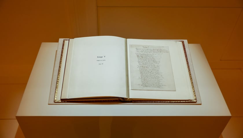 Rękopis "Pana Tadeusza" w Muzeum Pana Tadeusza