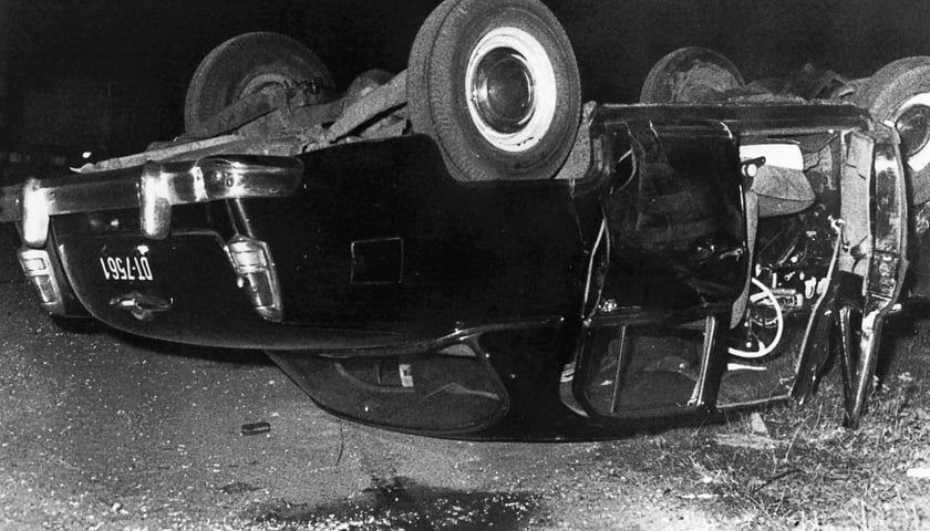 Zderzenie wołgi z kolumną samochodów Armii Radzieckiej, listopad 1967 roku, Instytut Pamięci Narodowej we Wrocławiu, sygn. IPN Wr 106/1956