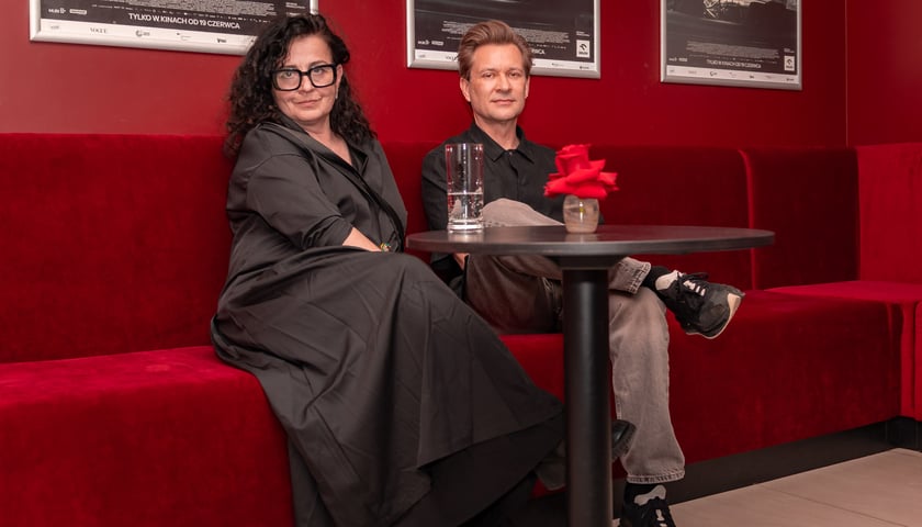<p>Katarzyna Sobańska i Marcel Sławiński, scenografowie filmu &bdquo;Ojczyzna&rdquo;</p>