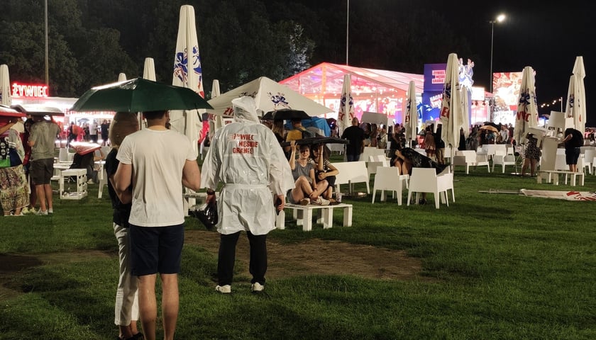 Ewakuacja uczestników koncertu Męskie Granie we Wrocławiu, 31.07.2026 r.