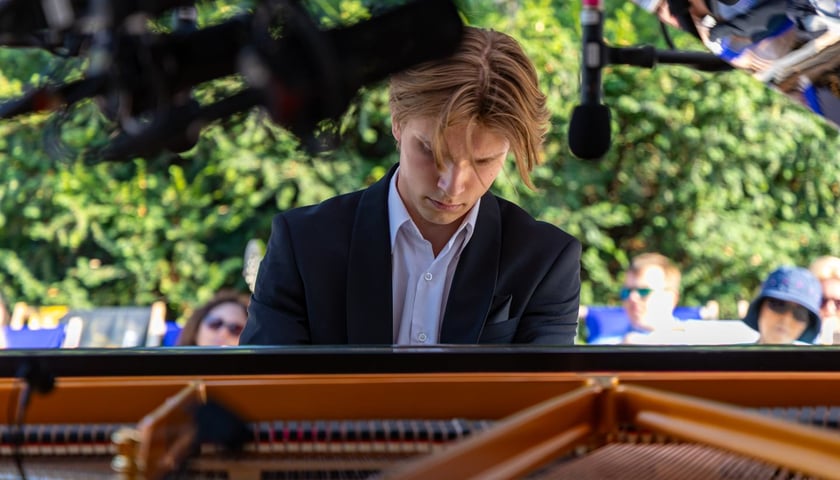 Koncert Chopinowski w Parku Południowym 16 sierpnia 2026, wystąpili Piotr Alexewicz i Franciszek Gąsieniec