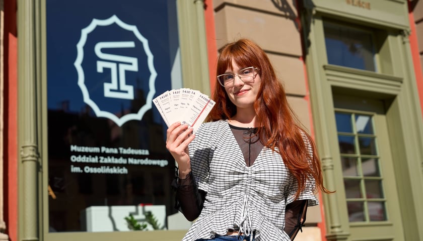 Odbi&oacute;r wejści&oacute;wek na spotkanie z Olgą Tokarczuk w Muzeum Pana Tadeusza