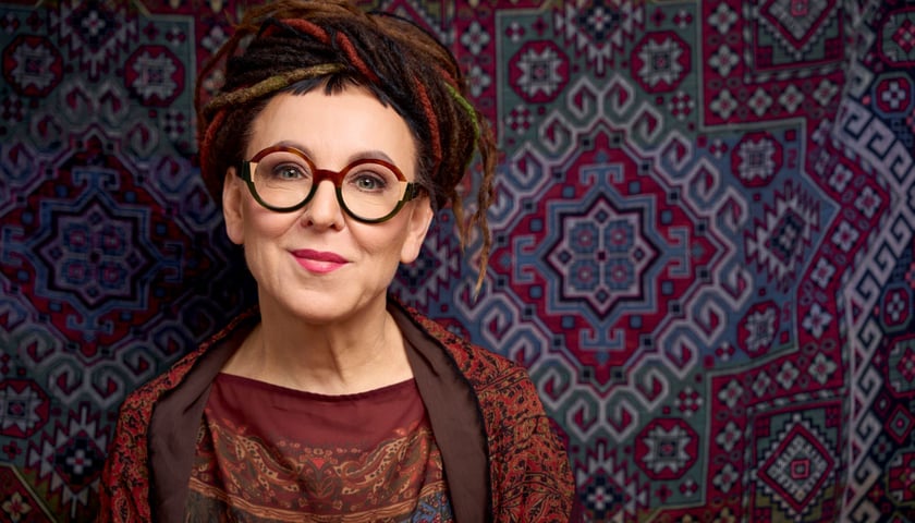 <p>Portret Olgi Tokarczuk</p>