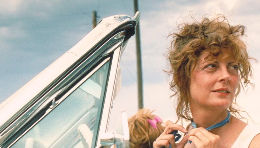 Na zdjęciu Susan Sarandon w filmie „Thelma i Louise”