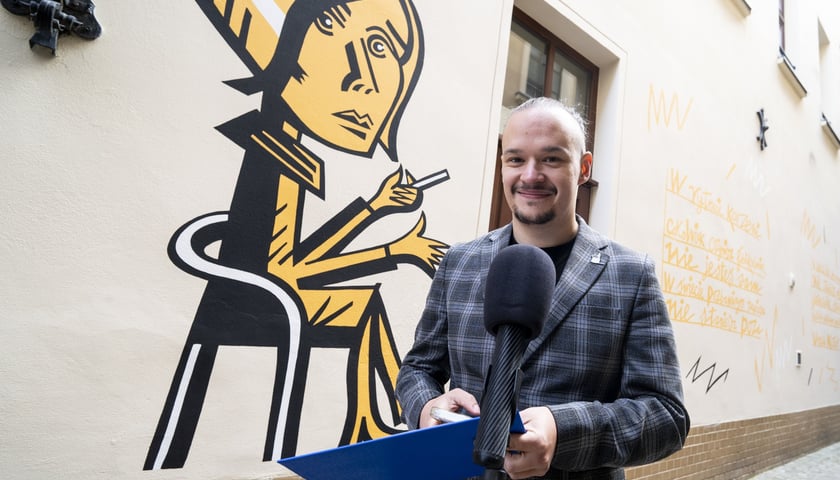 Piotr Krejner, prezentacja muralu Urszuli Kozioł w Przejściu Żelaźniczym (8 października 2026)
