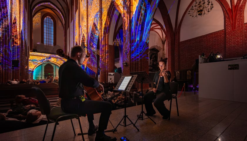 Spektakl świetlny „Genesis” w katedrze św. Marii Magdaleny