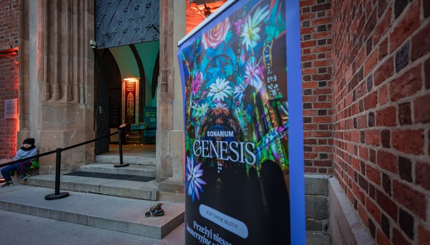Spektakl świetlny „Genesis” w katedrze św. Marii Magdaleny